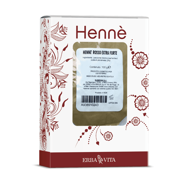 Henné Color Rouge Naturel Extra Intense – Coloration Naturelle