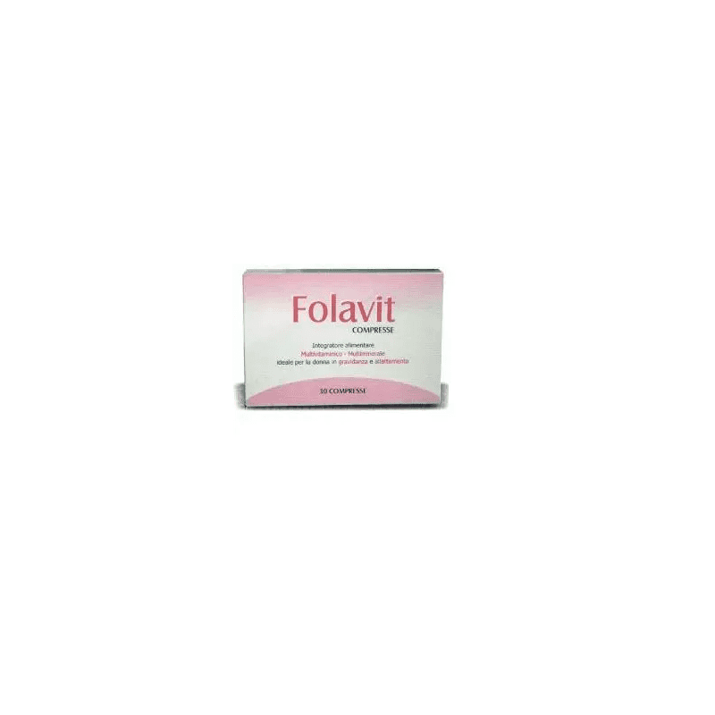 Multivitamines avec acide folique – 30 comprimés | FOLAVIT INTEG
