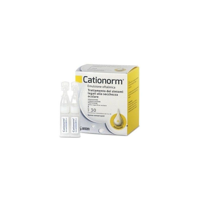 Cationorm Augentropfen – 30 Monodosen à 0,4 ml