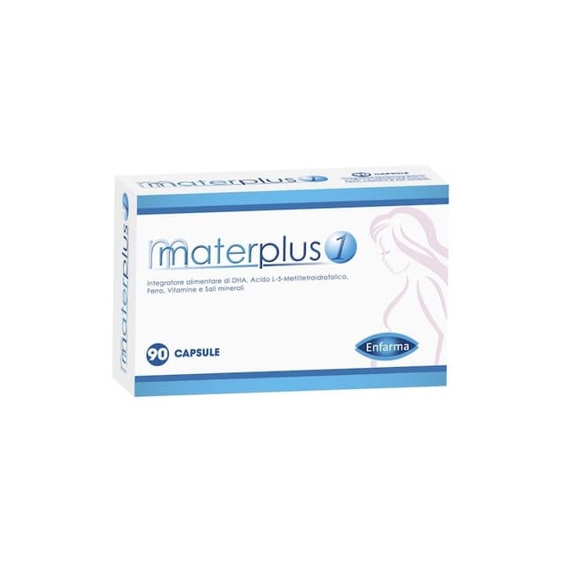 DHA + Folate + Fer – 90 gélules | Materplus 1