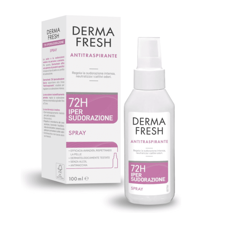 Dermafresh 72h Ipersudorazione – spray antiTranspirant