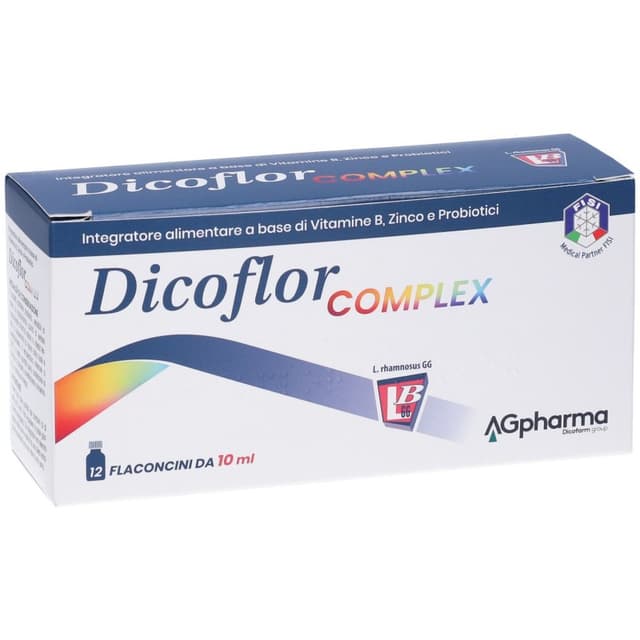 Probiotiques (ferments lactiques) – 12 ampoules de 10 ml | Dicoflor Complex