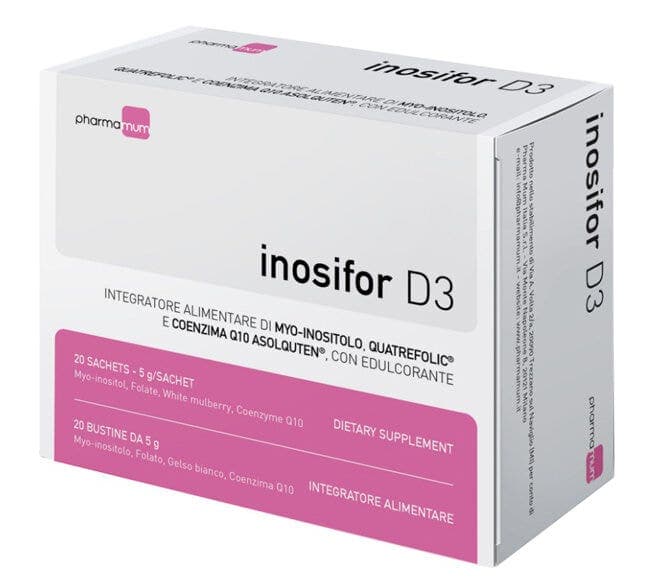 Myo-inositol + Mûrier blanc – 20 sachets | Inosifor D3