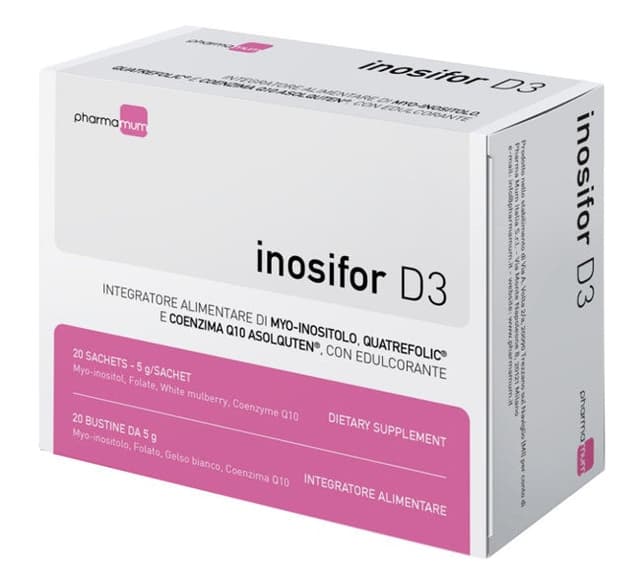 Myo-inositol + Mûrier blanc – 20 sachets | Inosifor D3