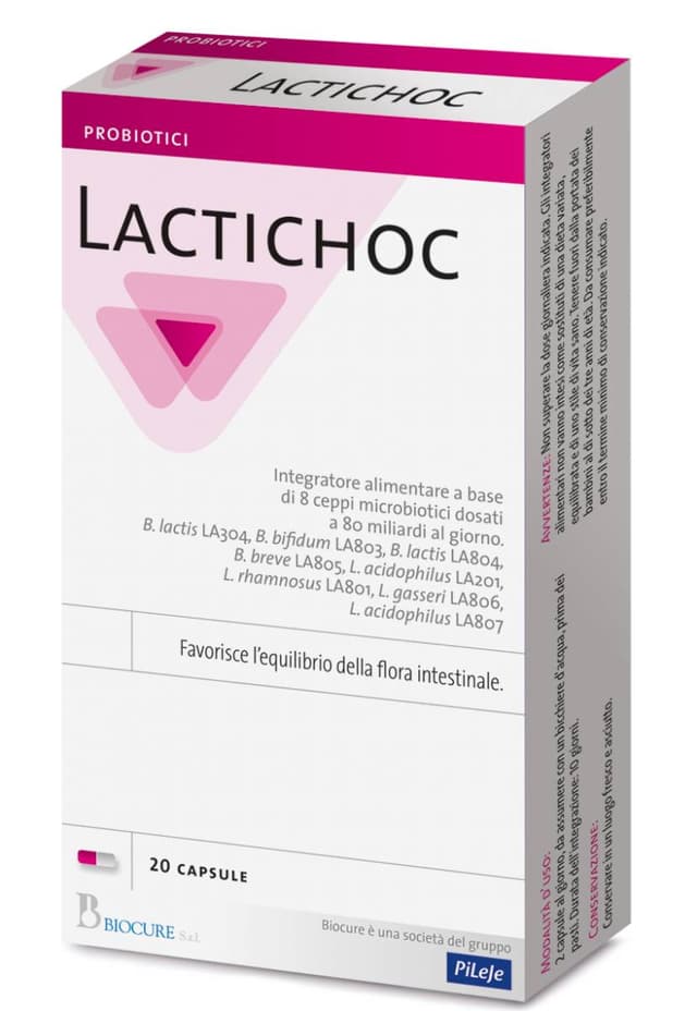 Probiotiques (ferments lactiques) – 20 gélules | Lactiplus Choco