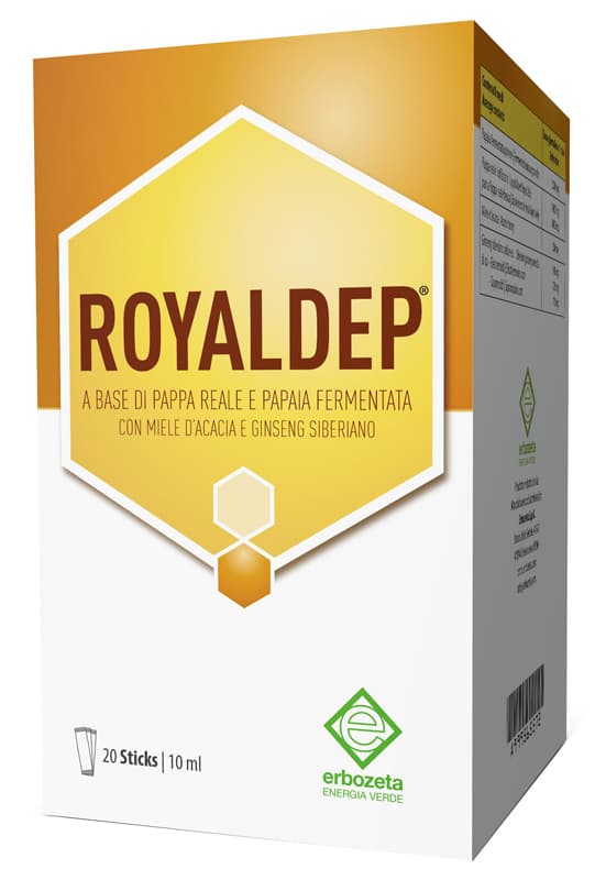 Ginseng + Multivitamines – 20 sachets liquides | Royaldep