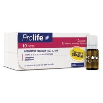 Probiotiques (ferments lactiques) – 12 ampoules buvables de 8 ml avec ferments lactiques | Prolife 10 Milliards