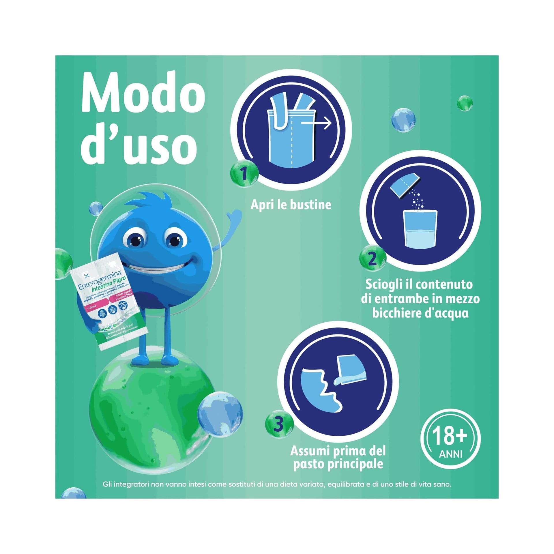 Enterogermina Intestinale Pigro – 20 sachets (Promo 10+10)