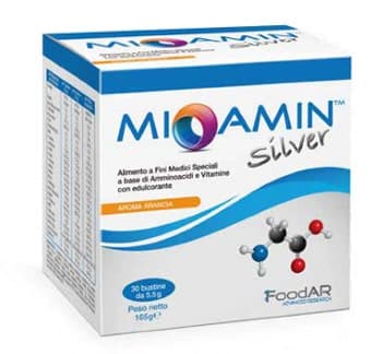 Acides aminés essentiels + L-arginine – 30 sachets complément avec acides aminés | Mioamin Silver