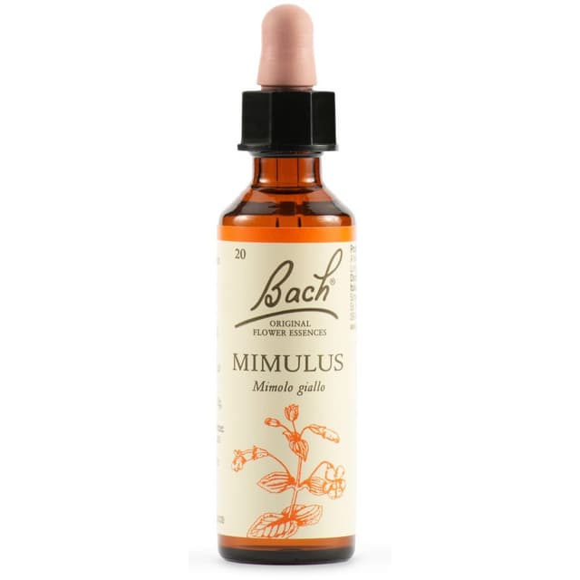 Fleurs de Bach Nr. 20 Mimulus Original – Gouttes, 20 ml