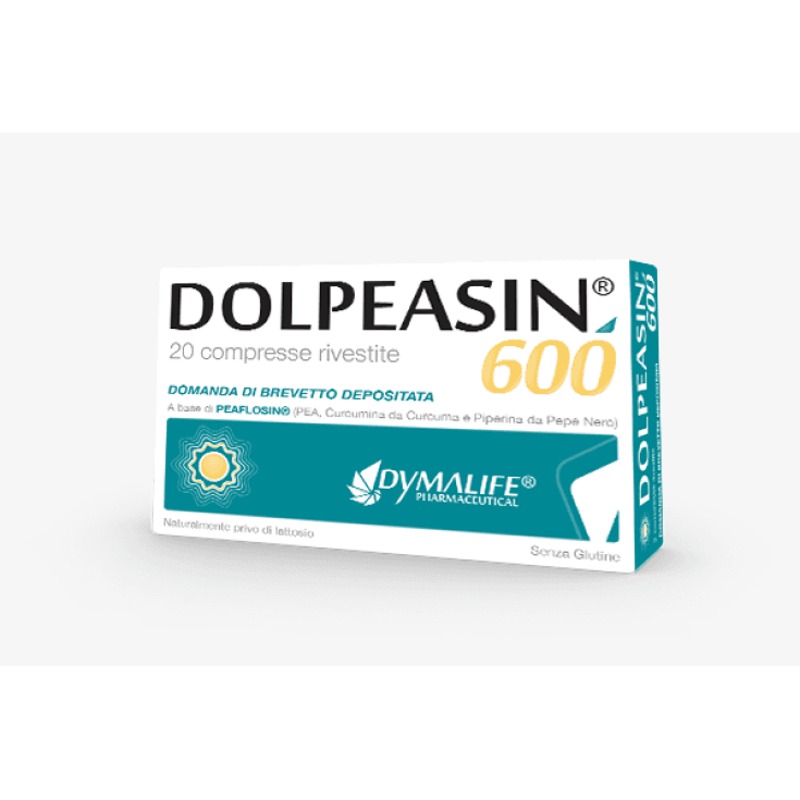 Palmitoyléthanolamide (PEA) 600 mg + Curcuma – 20 comprimés gastrorésistants | Dolpeasin 600