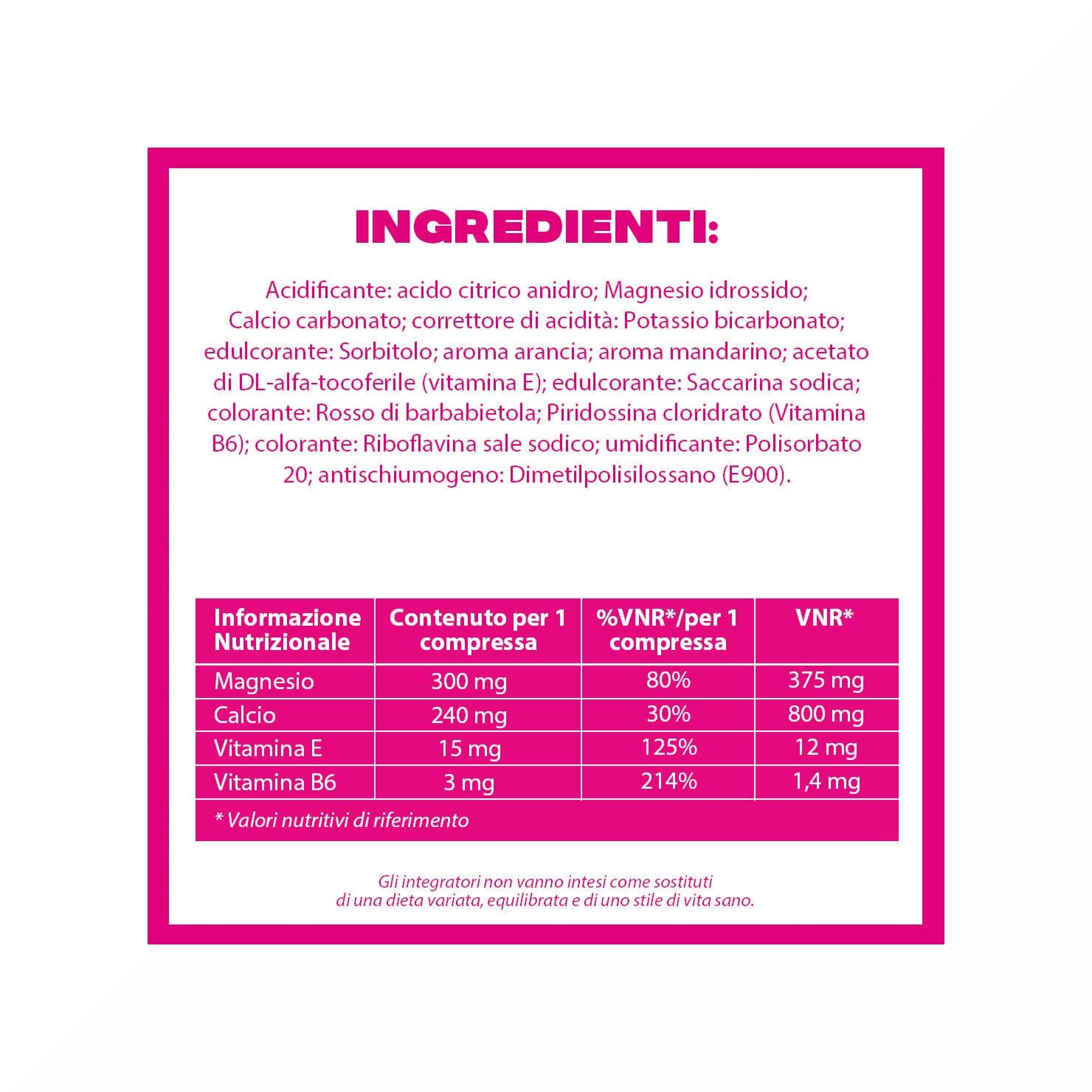 Magnésium + Vitamine B6 – 15 comprimés effervescents | Buscofen Premestruale