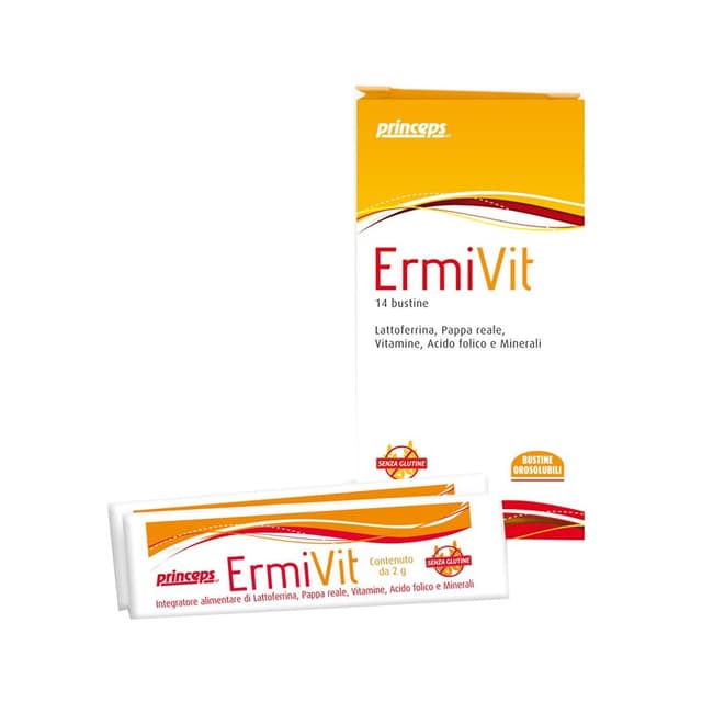 Lactoferrine + Multivitamines – 14 sachets | Ermivit