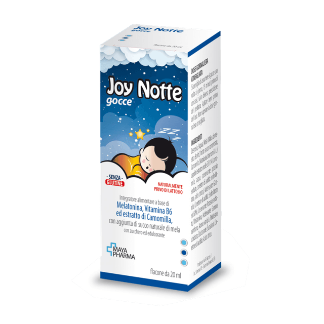 Mélatonine + Vitamine B6 – 20ml gouttes | JOY Gocce Notte