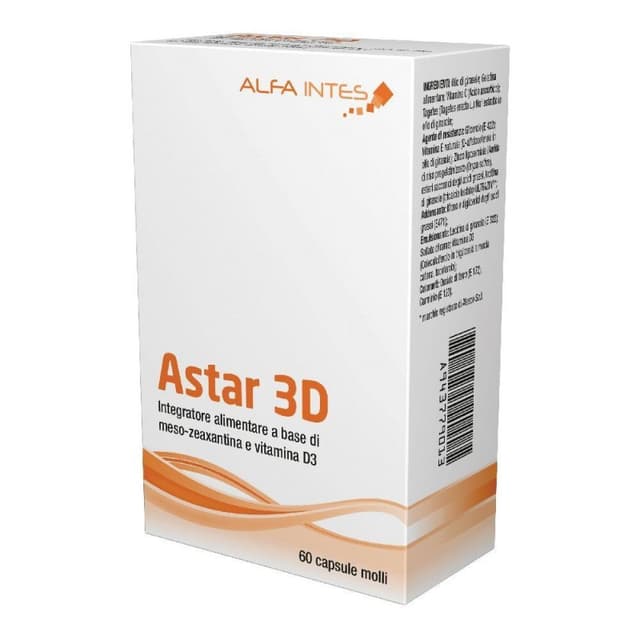 Méso-zéaxanthine + Vitamine D3 – 60 gélules | Astar 3D