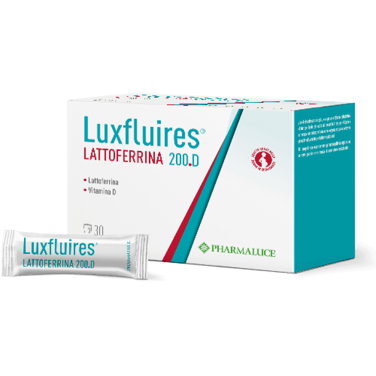 Lactoferrine 200 mg + Vitamine D3 – 30 sachets | Luxfluires Lattoferrina 200D