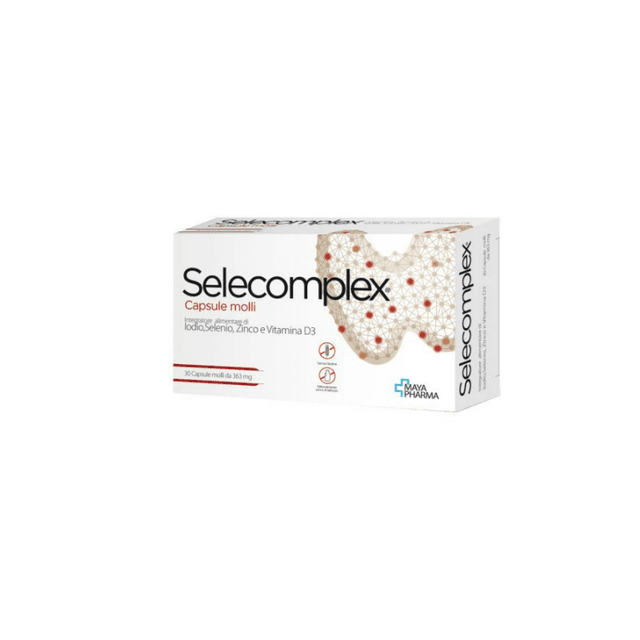 Iode + Sélénium + Zinc + Vitamine D3 – 30 perles | Selecomplex
