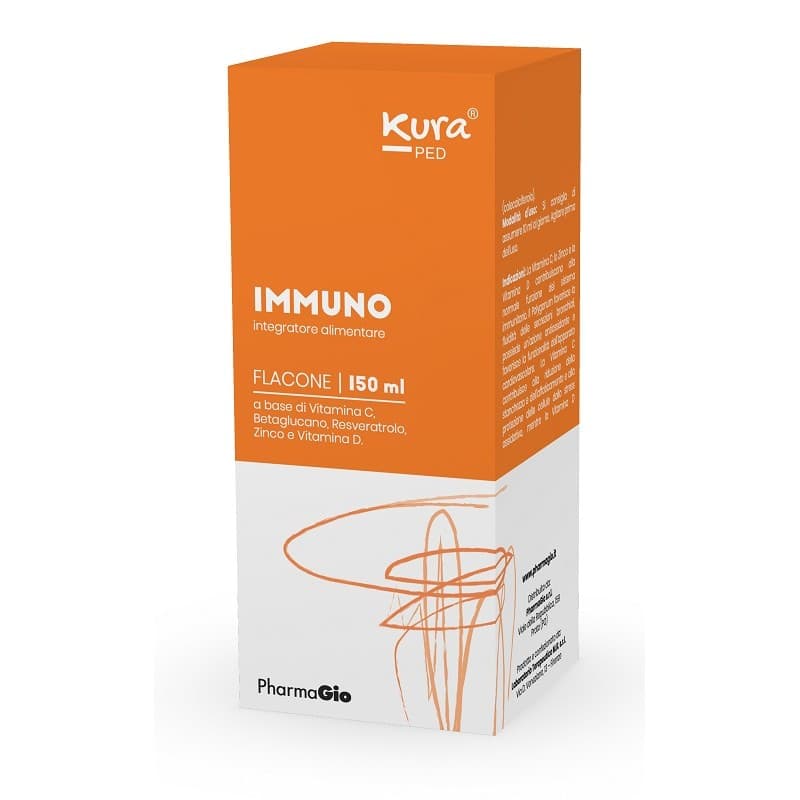 Vitamine C 60 mg + Zinc – 150 ml flacon | Kura Ped Immuno