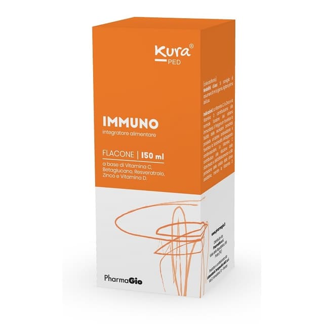 Vitamine C 60 mg + Zinc – 150 ml flacon | Kura Ped Immuno