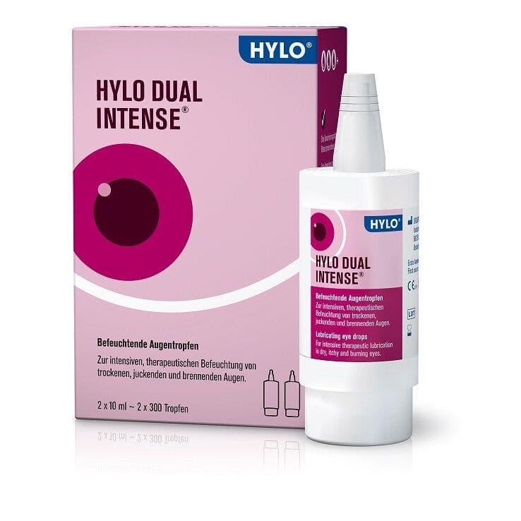 HYLO DUAL INTENSE Gouttes Oculaires – 2 flacons