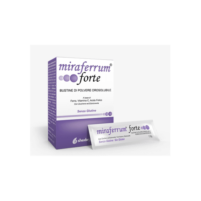 Fer + Vitamine C – 20 sachets | Miraferrum Forte