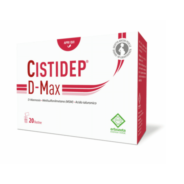 D-mannose + MSM + acide hyaluronique – 20 sachets | Cistidep D-Max