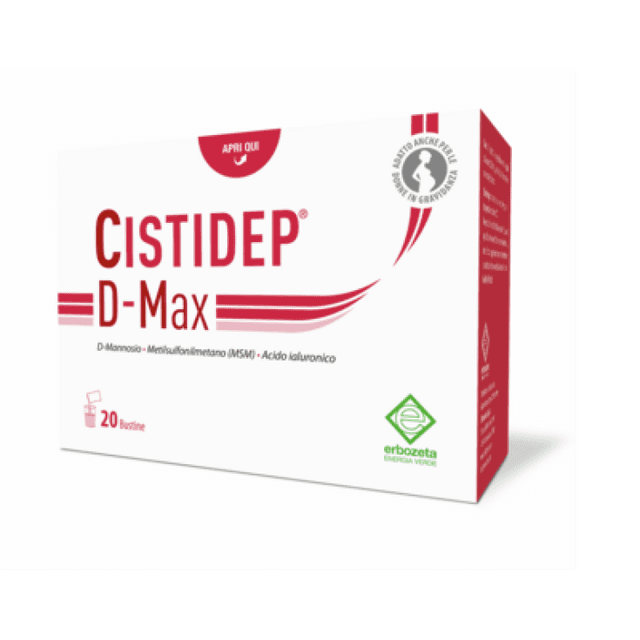 D-mannose + MSM + acide hyaluronique – 20 sachets | Cistidep D-Max