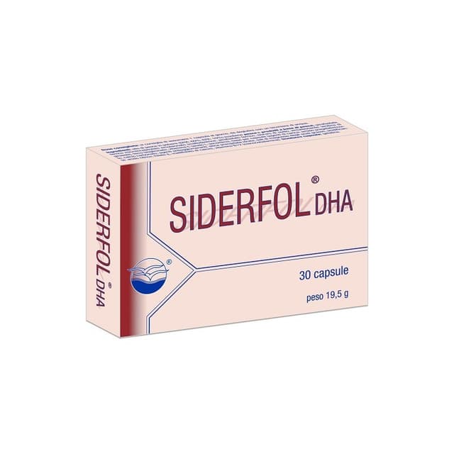 Oméga-3 DHA + Fer – 30 gélules | Siderfol DHA