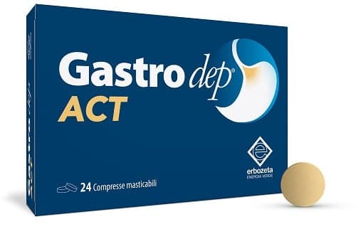Gastrodep Act – 24 comprimés au mastic