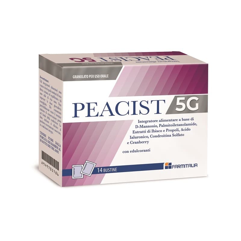 D-mannose 2.500 mg + Palmitoyléthanolamide (PEA) – 14 sachets | Peacist 5G