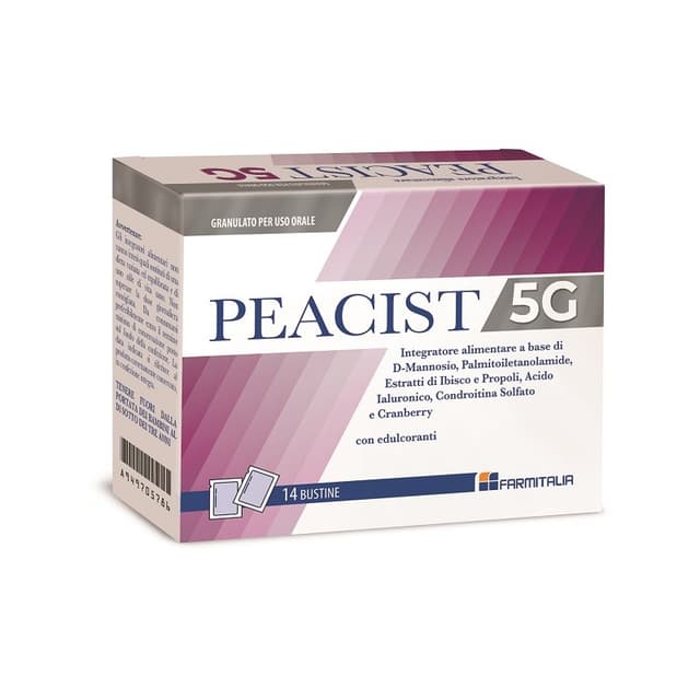 D-mannose 2.500 mg + Palmitoyléthanolamide (PEA) – 14 sachets | Peacist 5G