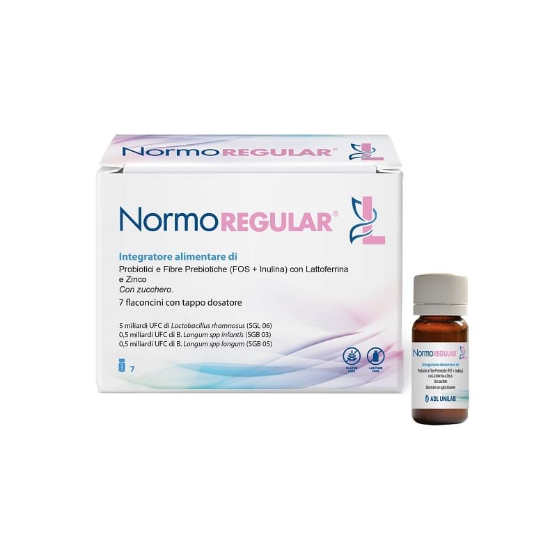 Lactoferrine 100 mg + Probiotiques (ferments lactiques) – 7 ampoules | Normoregular