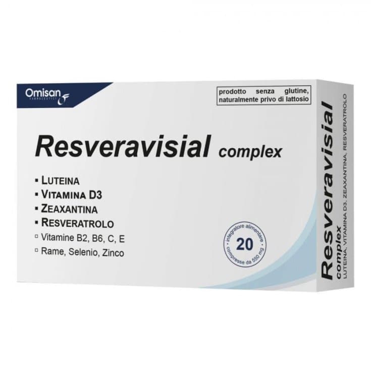 Resveravisial Complex – 20 comprimés avec resvératrol