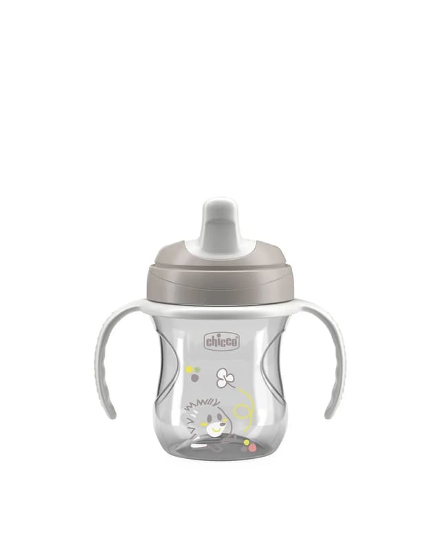 Tasse d'Apprentissage Chicco Grise à partir de 6 Mois