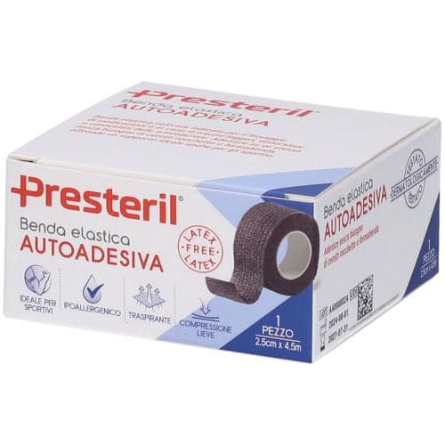 Bande de Fixation Élastique Presteril 2,5 cm x 4,5 m