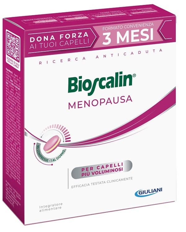 Biotine + Zinc – 90 comprimés | Bioscalin Ménopause