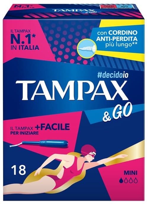 Tampax &Go Mini Tampons – 18 Pièces