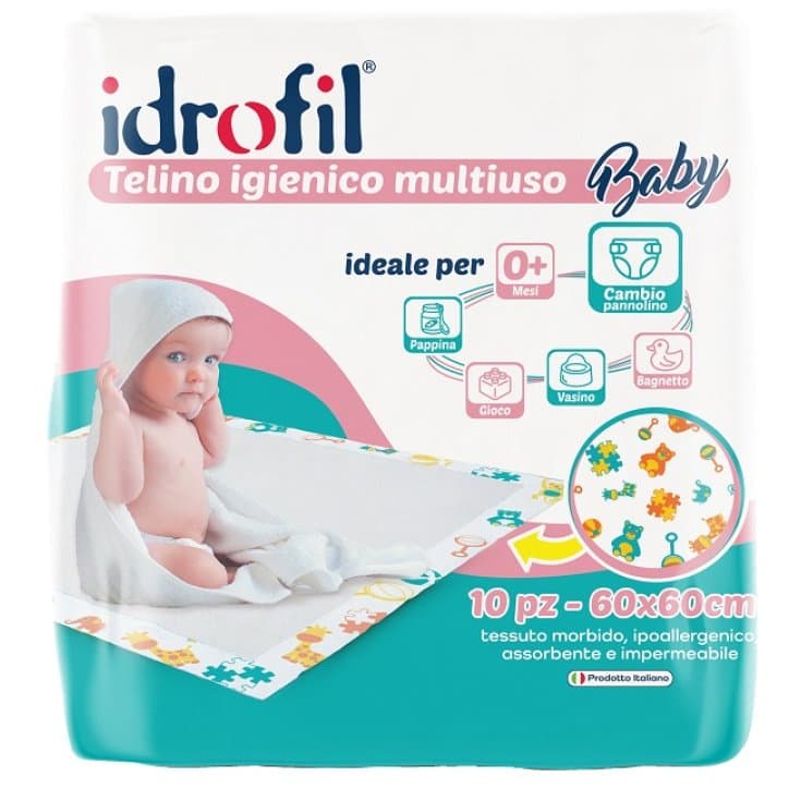 Tapis Hygiéniques Bébé 60x60 – 10 Pièces