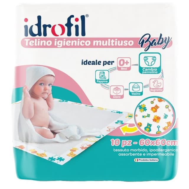 Tapis Hygiéniques Bébé 60x60 – 10 Pièces