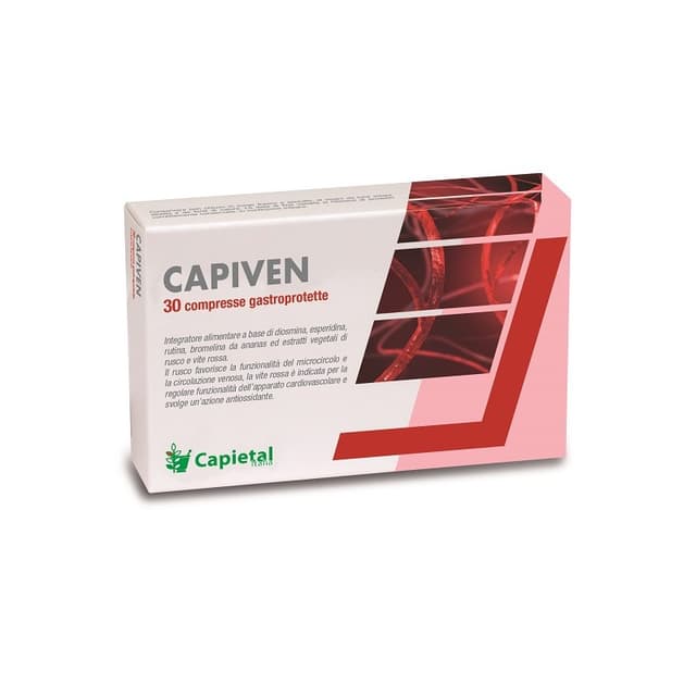 Diosmine 450 mg + Rutine – 30 comprimés gastrorésistants | Capiven