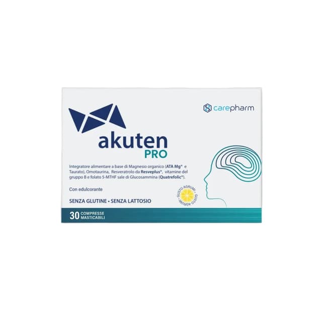 Magnésium + Resvératrol – 30 comprimés | Akuten Pro