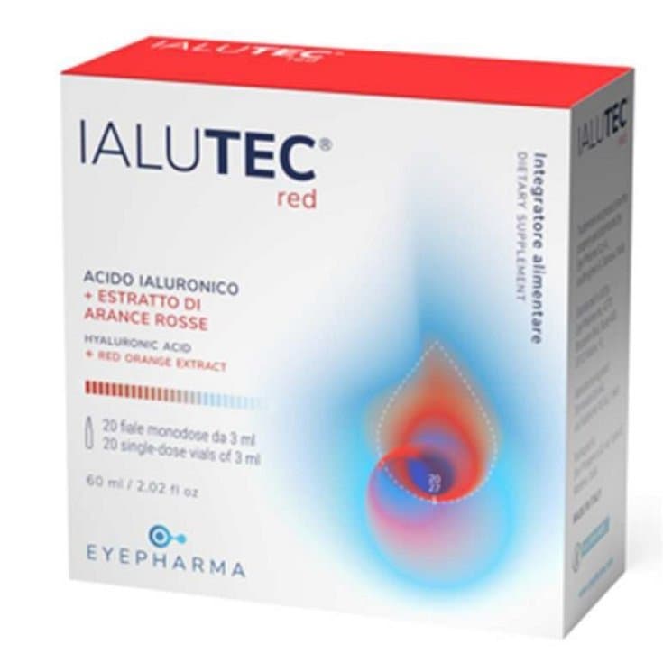 Acide hyaluronique – 20 Ampoules Monodoses d'Acide Hyaluronique | Ialutec Red