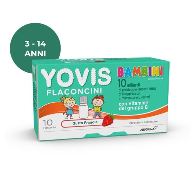 Probiotiques (ferments lactiques) – 100 ml | YOVIS Bambini Fragola