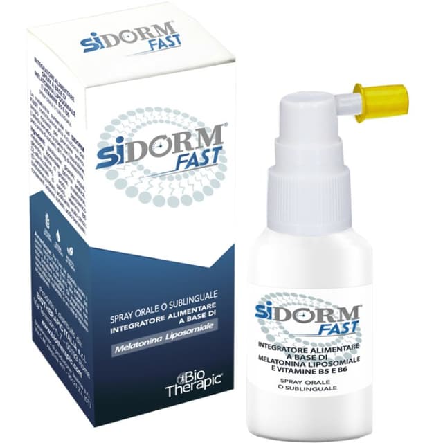 Mélatonine + Multivitamines – 15 ml spray buccal à la mélatonine pour l'endormissement | Sidorm Fast Spray