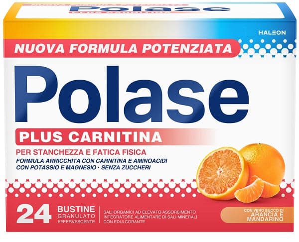Magnésium + Potassium – 24 sachets avec Magnésium, Potassium et L-Carnitine | Polase Plus Carnitine