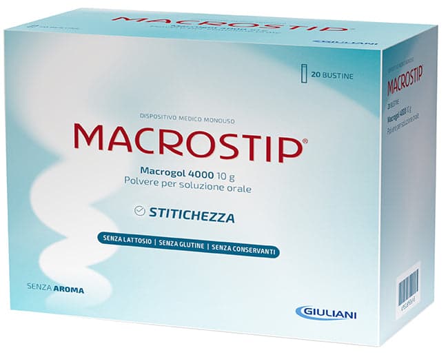 Macrostip – 20 Sachets Poudre de Macrogol Soluble
