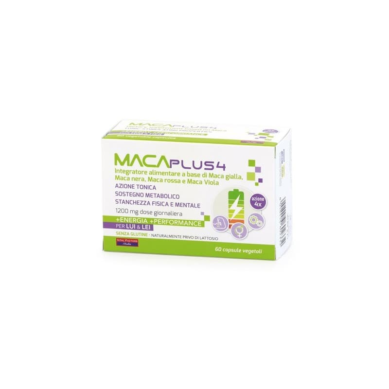 Maca Plus 4 – 60 Gélules avec Racine de Maca