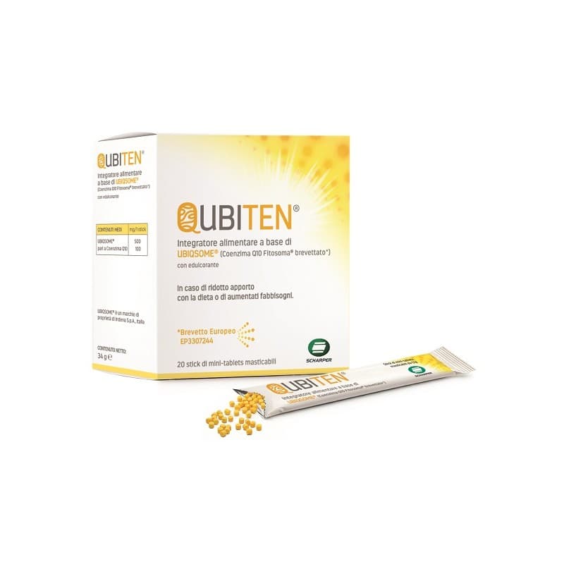 Coenzyme Q10 – 20 sticks avec Coenzyme Q10 | Qubiten Minitablet