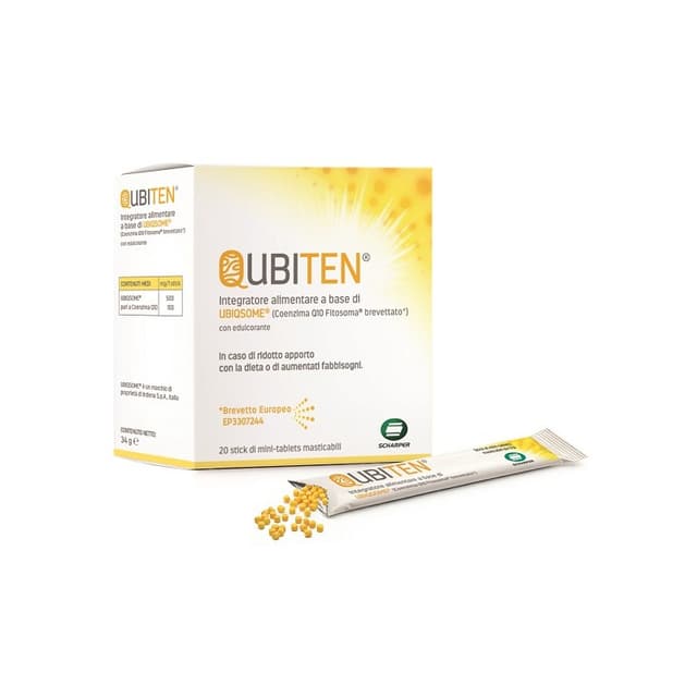 Coenzyme Q10 – 20 sticks avec Coenzyme Q10 | Qubiten Minitablet