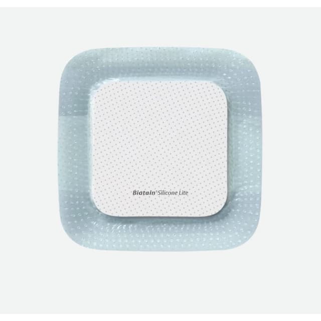 Biatain Silicone Lite – 5 x 5 cm, 5 pièces